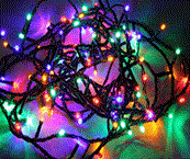 Guirlande lumineuse 80 LED multicolores