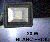 Projecteur Led 20W Blanc Froid