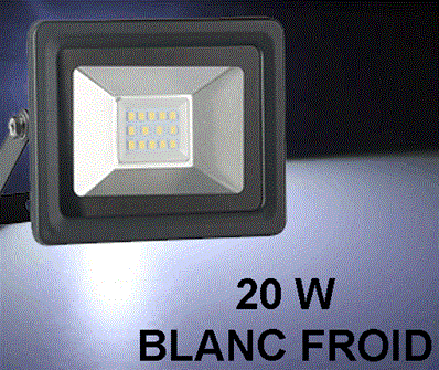 Projecteur Led 20W Blanc Froid