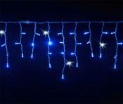 Stalactites lumineuses 170 LED bleu flashing
