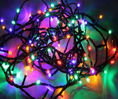 Guirlande lumineuse 60 LED multicolores