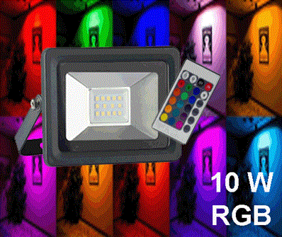 Projecteur Led 10W RGB