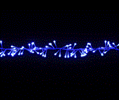 Guirlande lumineuse Boa "Feu d'artifice" 288 LED bleues
