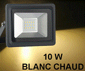 Projecteur Led 10W Blanc Chaud