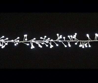 Guirlande lumineuse Boa "Feu d'artifice" 288 LED blanc froid