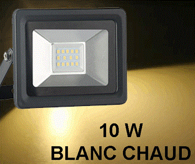 Projecteur Led 10W Blanc Chaud